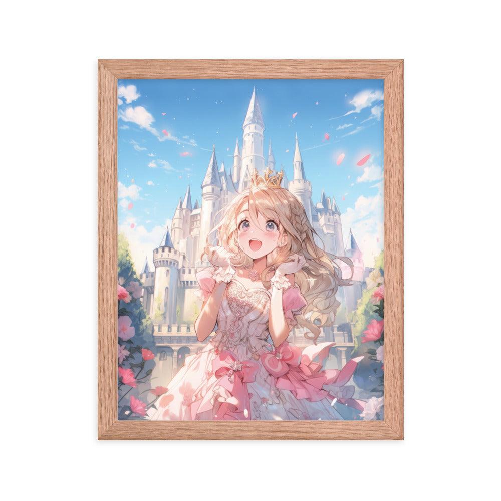 Princess Song in the Garden Anime Poster with Frame - PlayWhatever