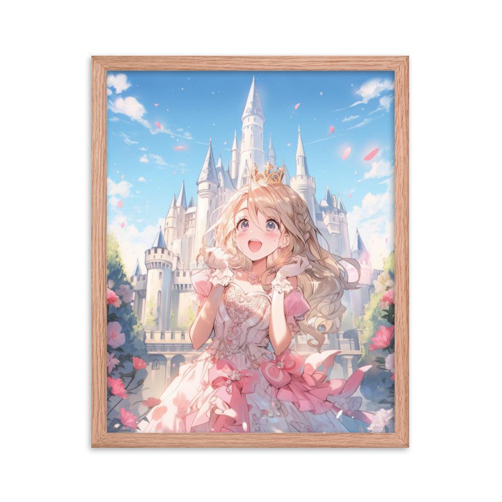 Princess Song in the Garden Anime Poster with Frame - PlayWhatever