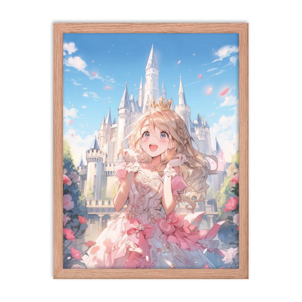 Princess Song in the Garden Anime Poster with Frame - PlayWhatever
