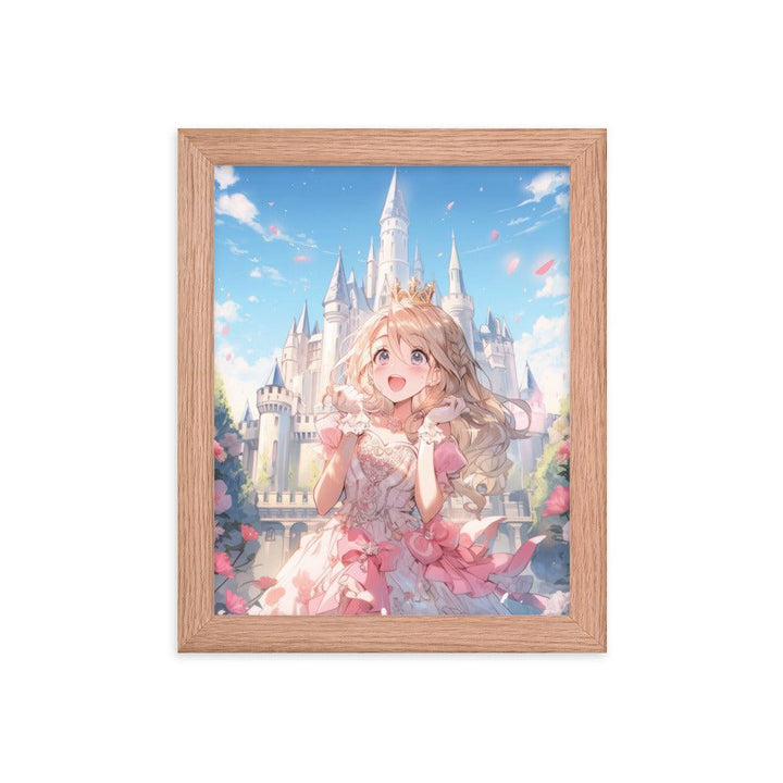 Princess Song in the Garden Anime Poster with Frame - PlayWhatever