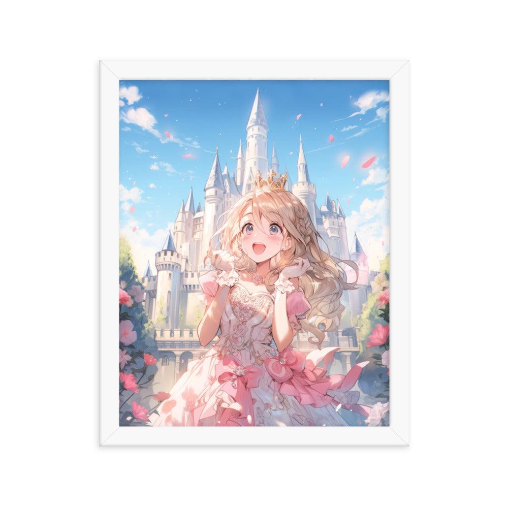 Princess Song in the Garden Anime Poster with Frame - PlayWhatever