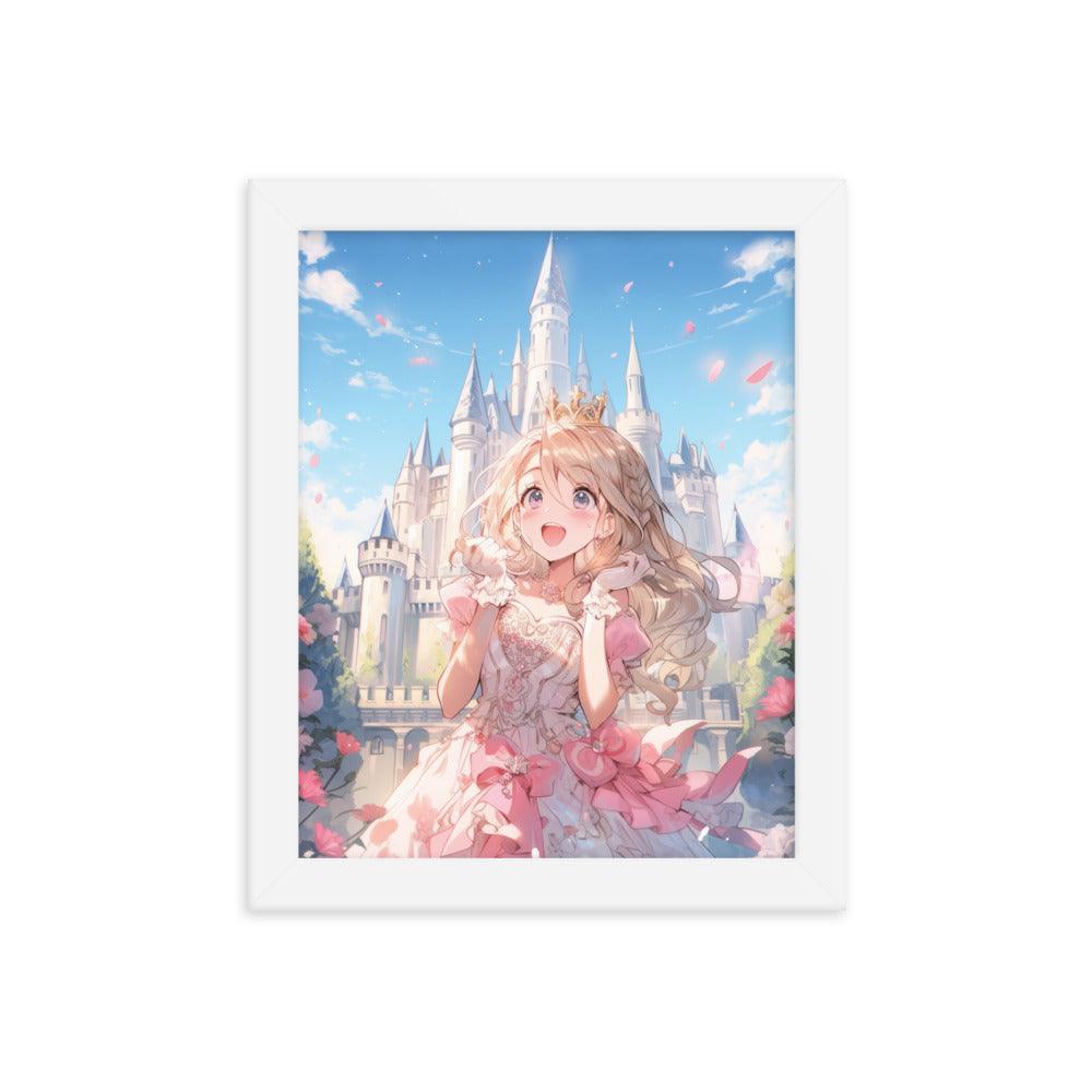 Princess Song in the Garden Anime Poster with Frame - PlayWhatever