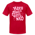 Make Today a Happy Day Smiley Face T-Shirt - red