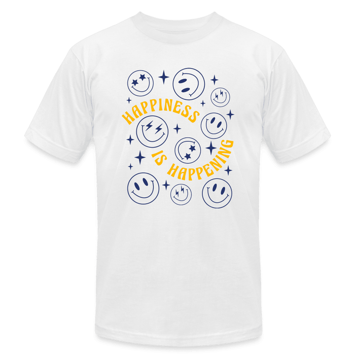 Happiness is Happening Positive Vibe Smiley Shirt