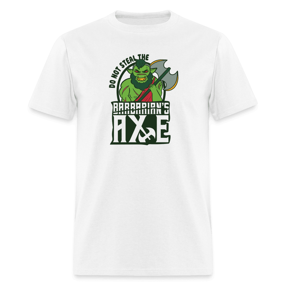 Barbarin Axe T-Shirt - white