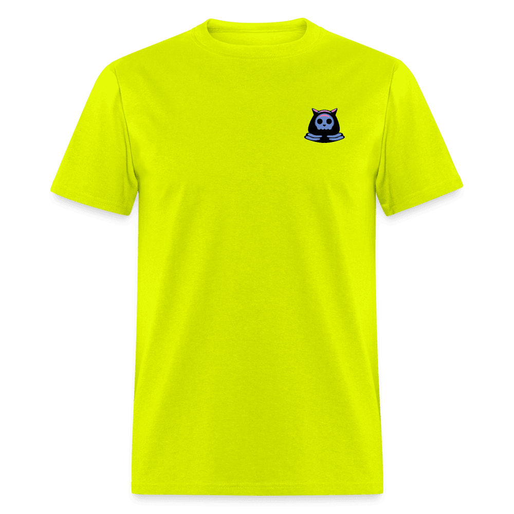 Grimm Cat Unisex T-Shirt - safety green