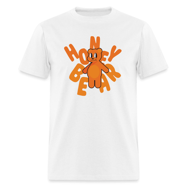 Honey Bear Unisex T-Shirt - white