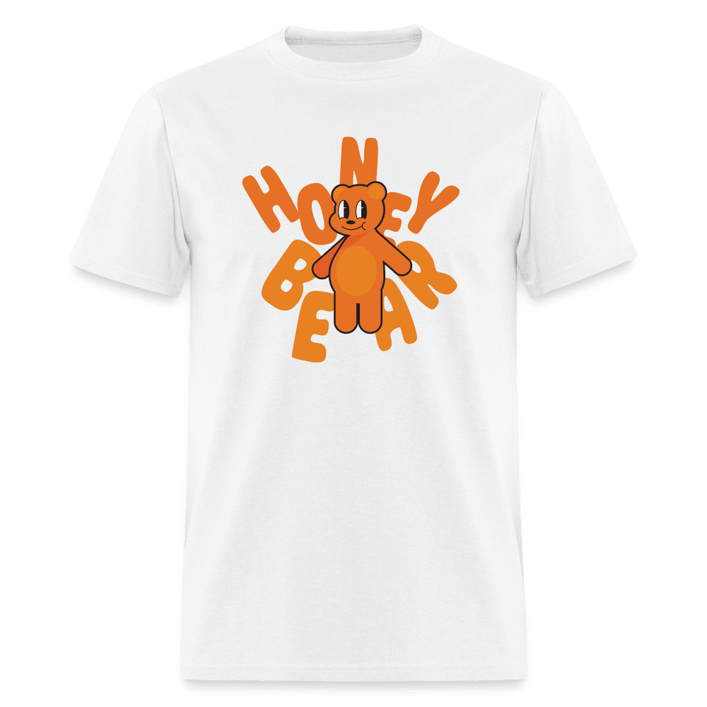 Honey Bear Unisex T-Shirt - white