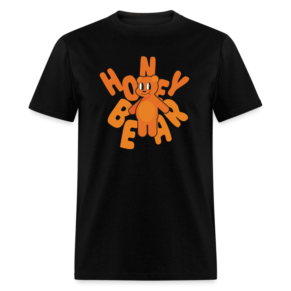 Honey Bear Unisex T-Shirt - black