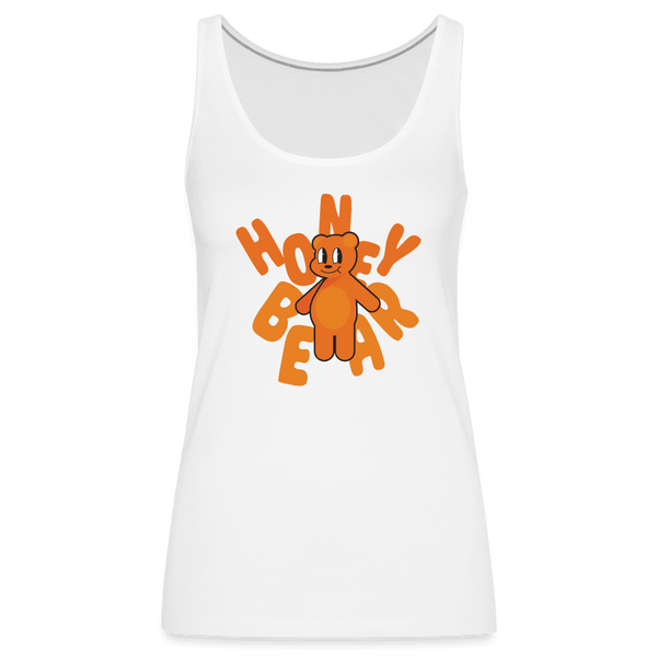 Honey Bear Women’s Tank Top - white