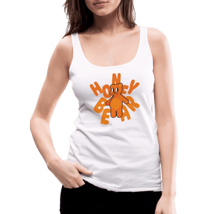 Honey Bear Women’s Tank Top - white