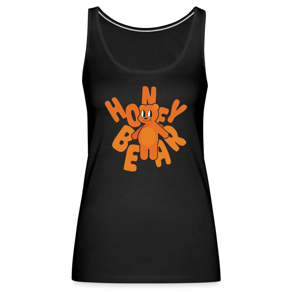 Honey Bear Women’s Tank Top - black
