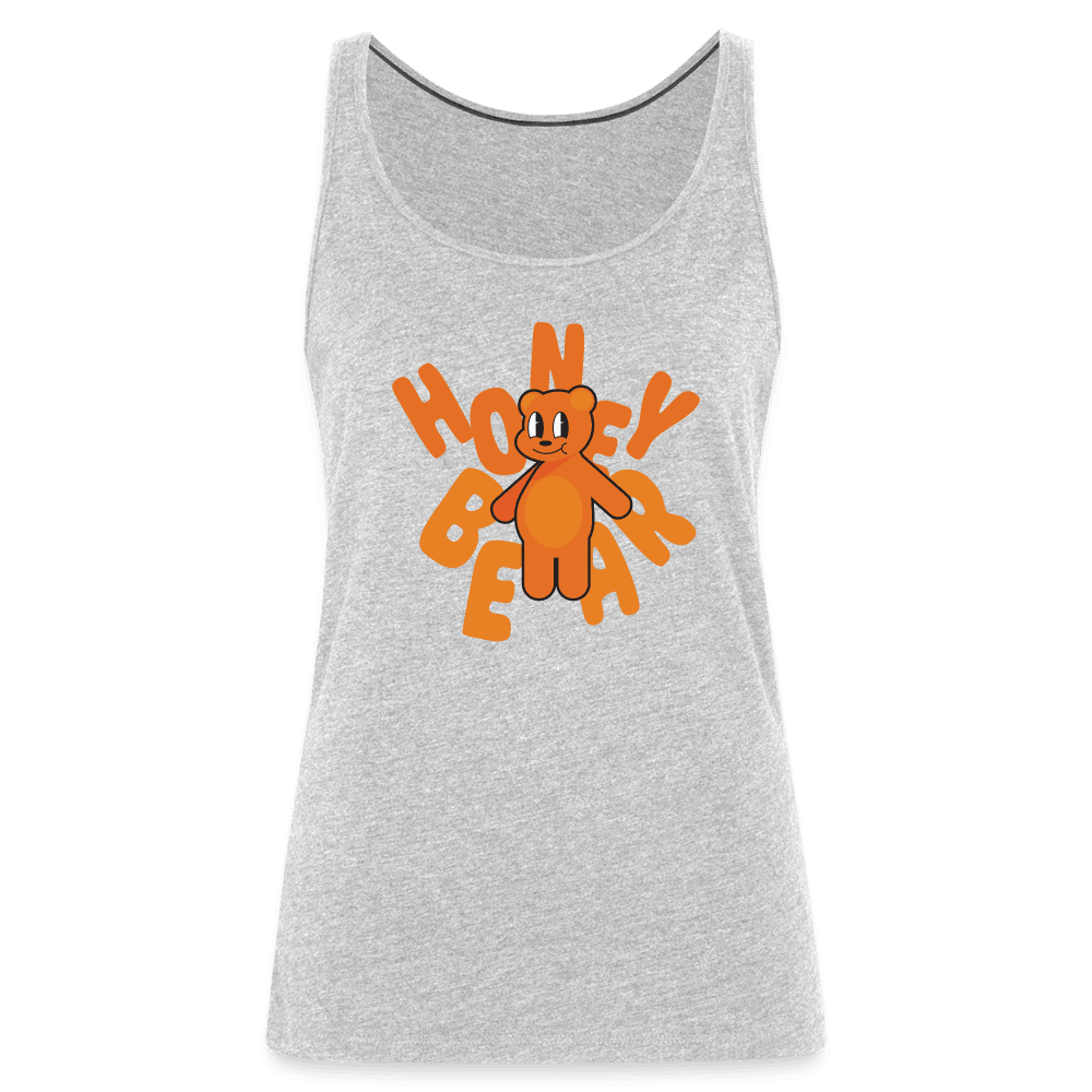 Honey Bear Women’s Tank Top - heather gray