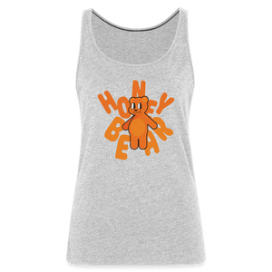 Honey Bear Women’s Tank Top - heather gray