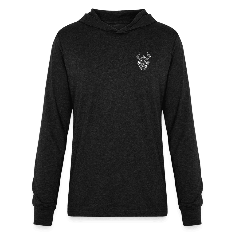 Dragon Roll Spell Unisex Long Sleeve Hoodie - heather black