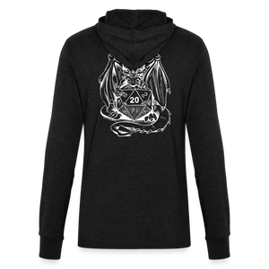 Dragon Roll Spell Unisex Long Sleeve Hoodie - heather black