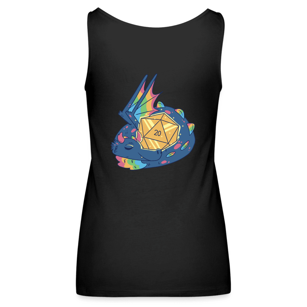 Winning In My Sleep Dragon Roll Women’s Tank Top - black