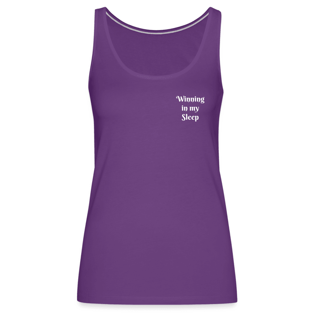 Winning In My Sleep Dragon Roll Women’s Tank Top - purple