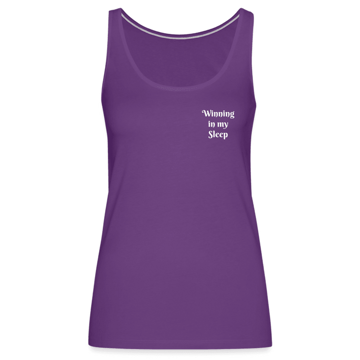 Winning In My Sleep Dragon Roll Women’s Tank Top - purple