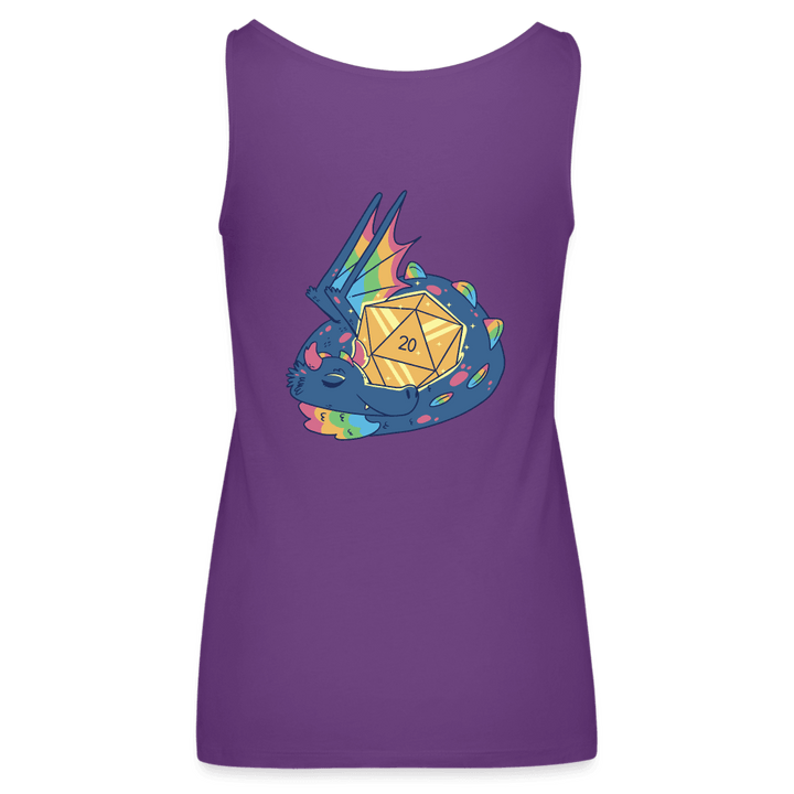 Winning In My Sleep Dragon Roll Women’s Tank Top - purple