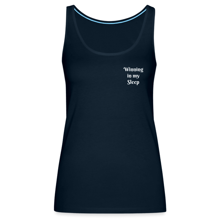 Winning In My Sleep Dragon Roll Women’s Tank Top - deep navy