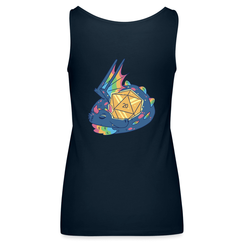 Winning In My Sleep Dragon Roll Women’s Tank Top - deep navy