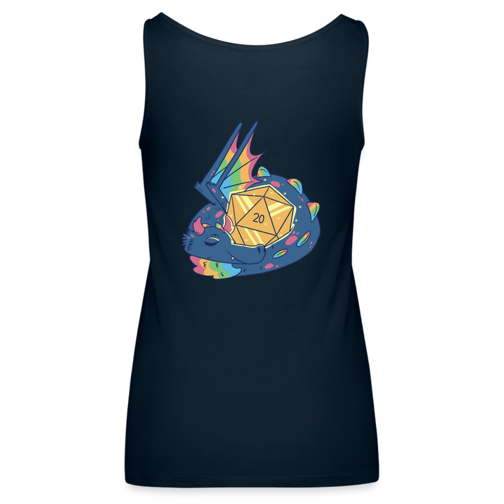 Winning In My Sleep Dragon Roll Women’s Tank Top - deep navy