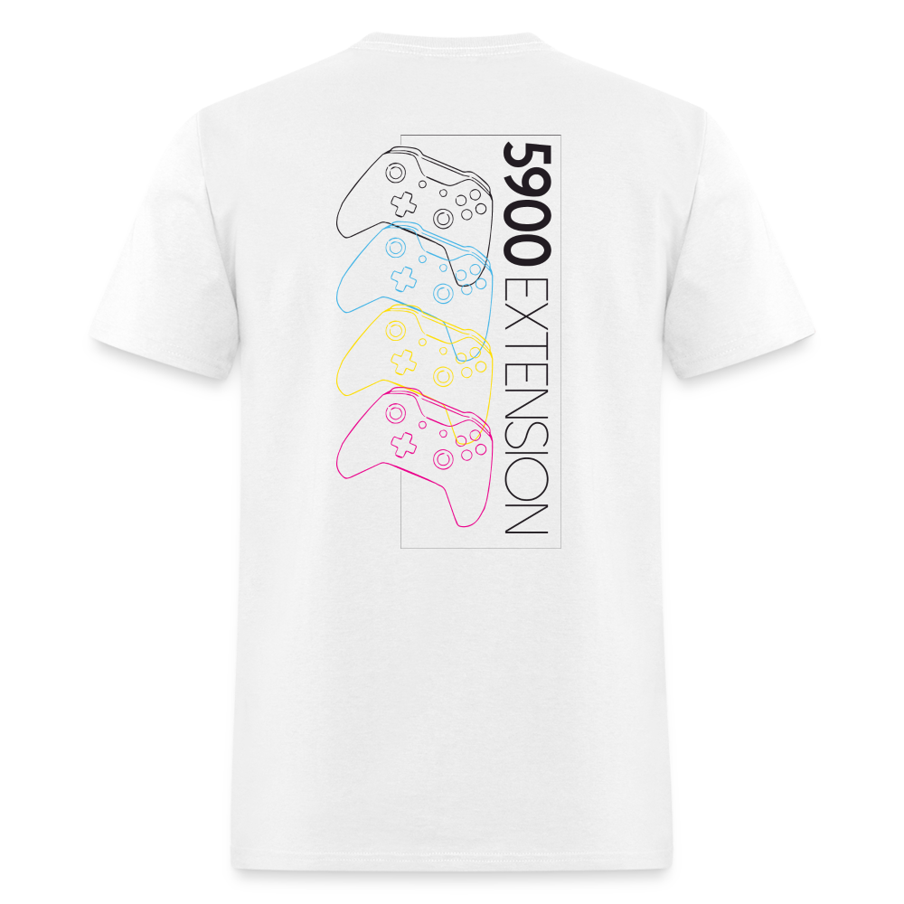 Xbox Controller Extension Unisex T-Shirt - white