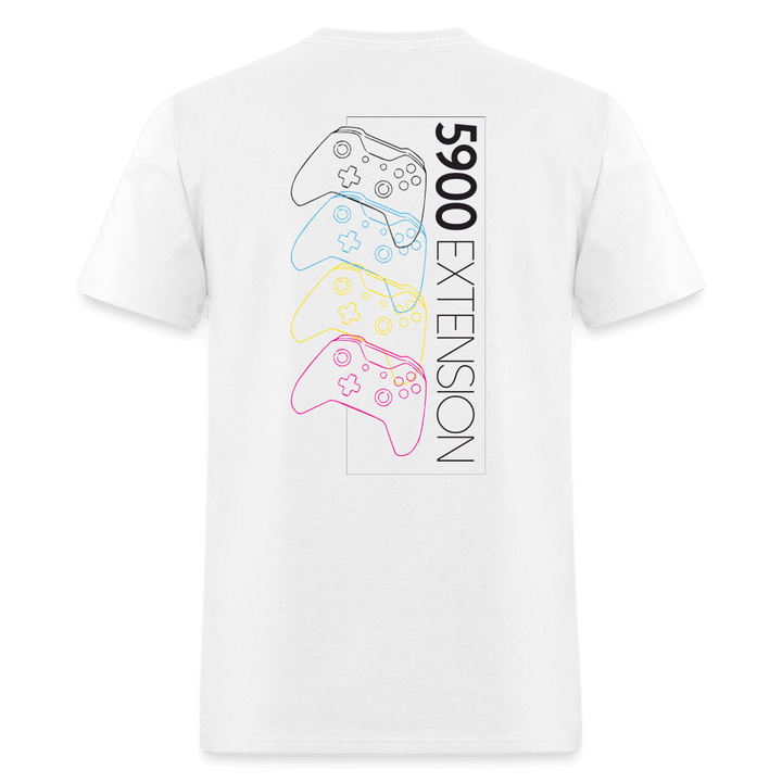 Xbox Controller Extension Unisex T-Shirt - white