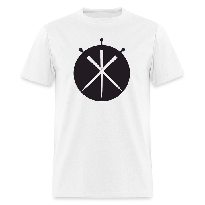 Swords Drawn Unisex T-Shirt - white