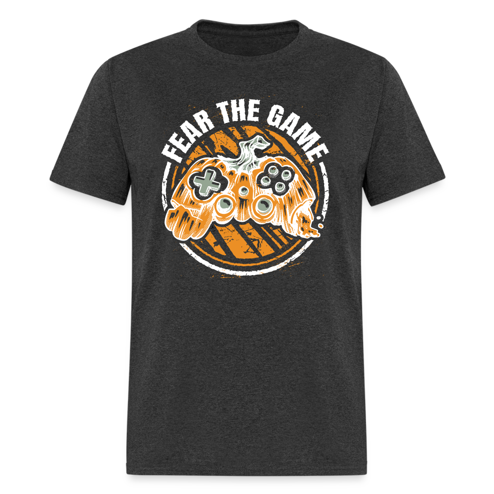 Fear the Game Halloween Gamer Shirt - heather black
