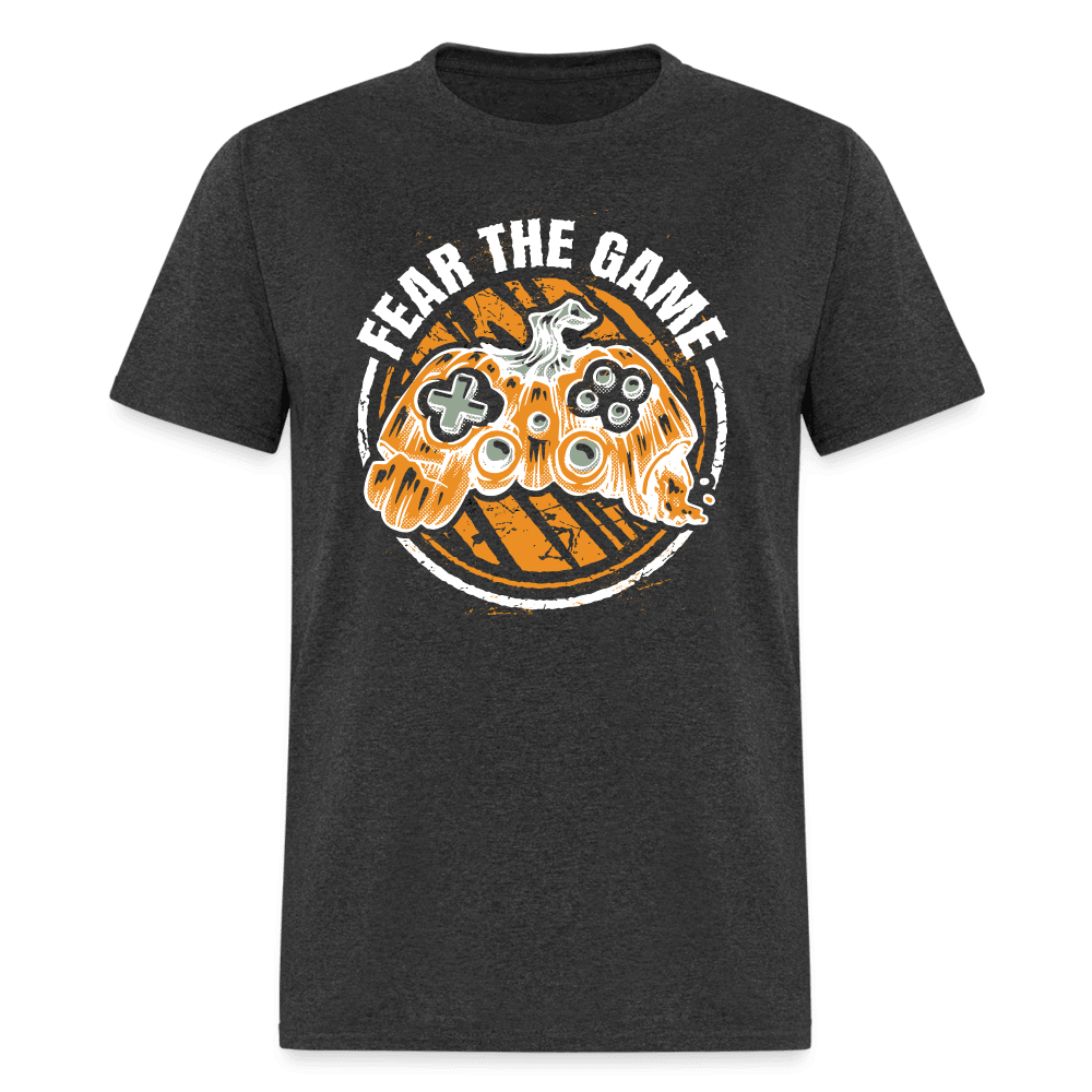 Fear the Game Halloween Gamer Shirt - heather black