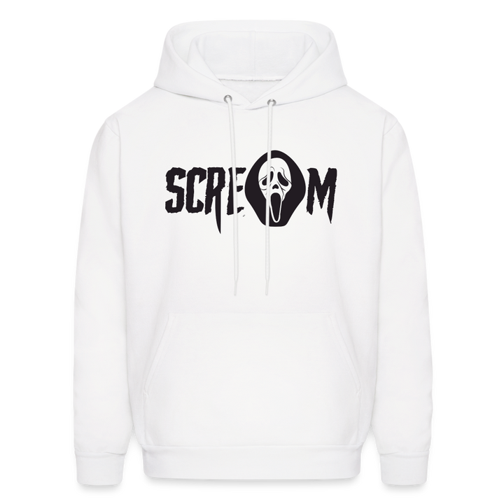 Scream Scream Hoodie - white