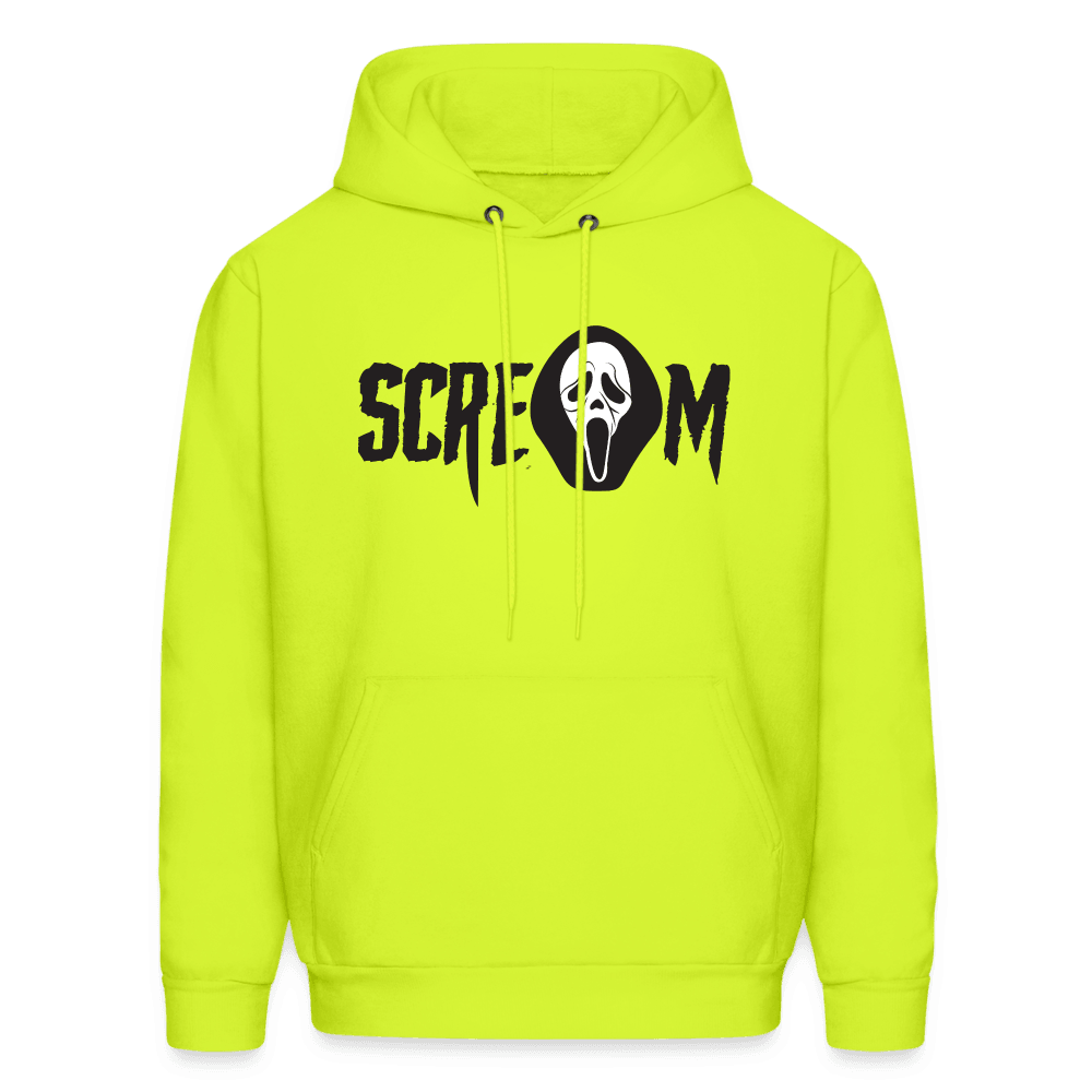 Scream Scream Hoodie - safety green