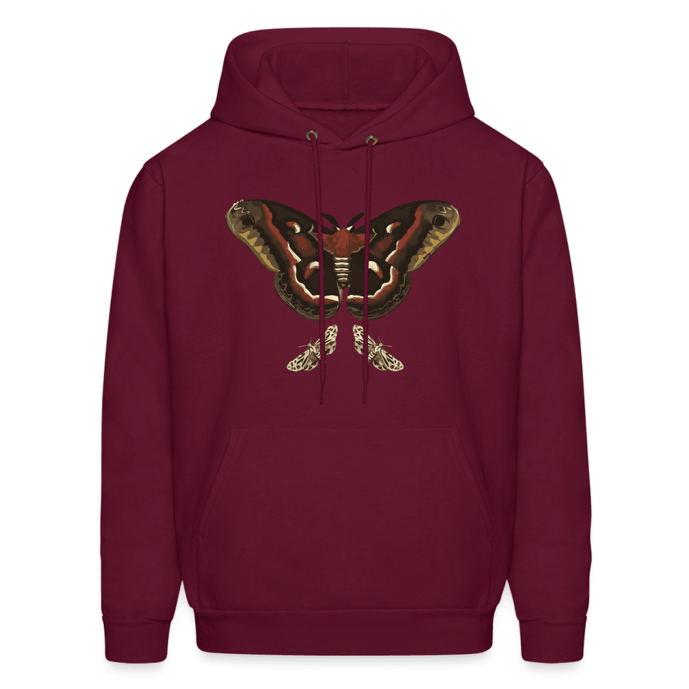 It's a Moth Life Unisex Hoodie - burgundy