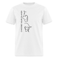 Choose Your Player Abstract Art T-Shirt - white