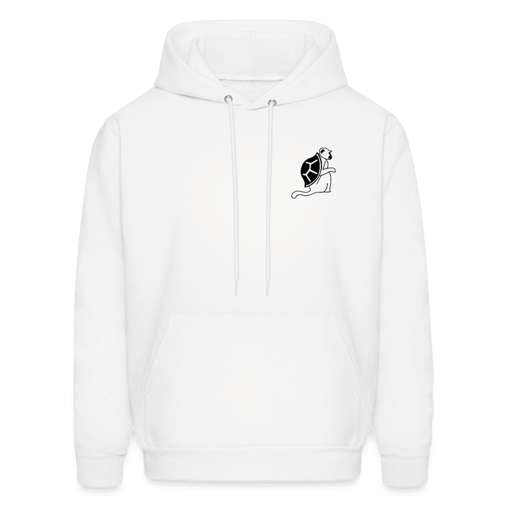 Animal Mashup: Turtle Monkey Unisex Hoodie - white