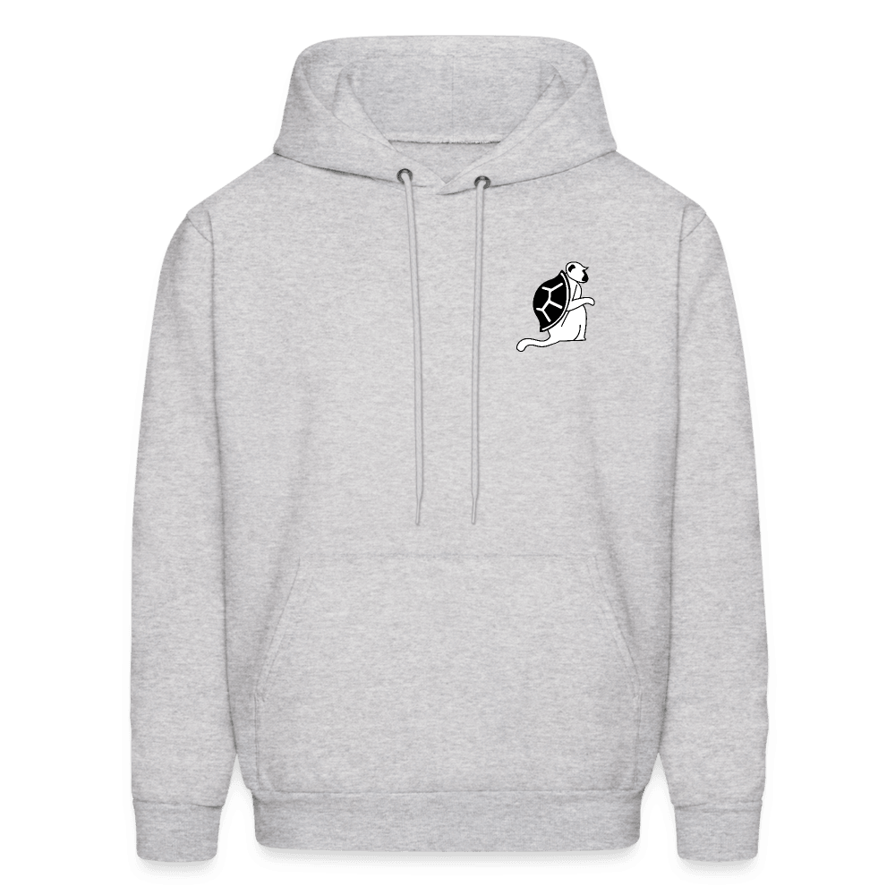 Animal Mashup: Turtle Monkey Unisex Hoodie - ash 