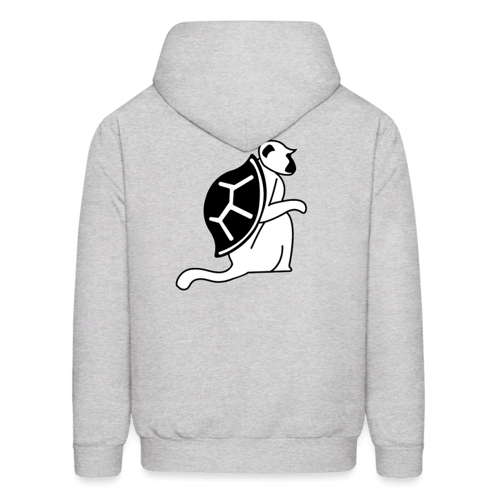 Animal Mashup: Turtle Monkey Unisex Hoodie - ash 