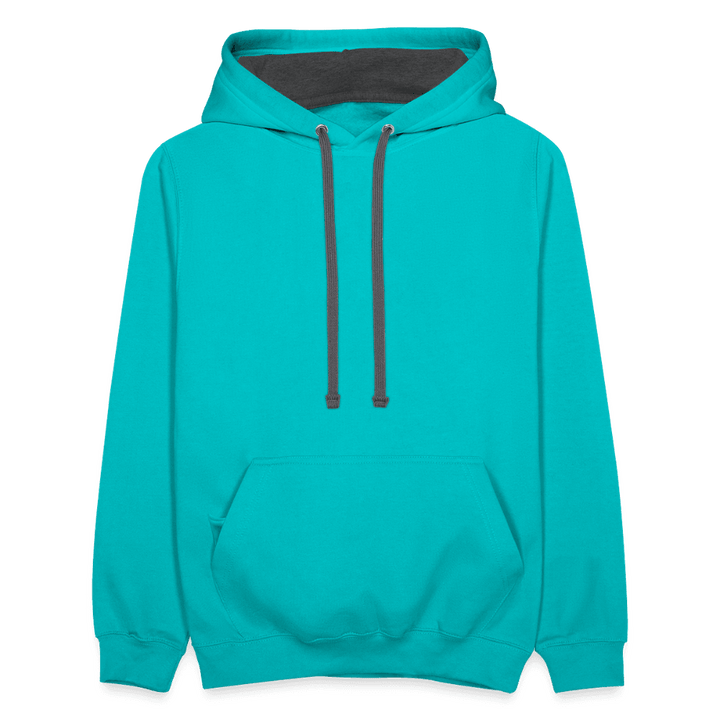 I Bite Contract Hoodie - scuba blue/asphalt