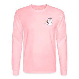 Nurse Cat to the Rescue Long Sleeve T-Shirt - pink