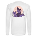 Night of Meows Long Sleeve T-Shirt - white