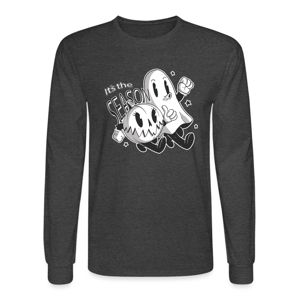 Ghost Buddies Long Sleeve T-Shirt - heather black