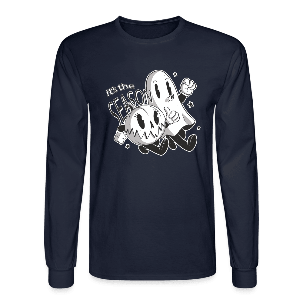 Ghost Buddies Long Sleeve T-Shirt - navy