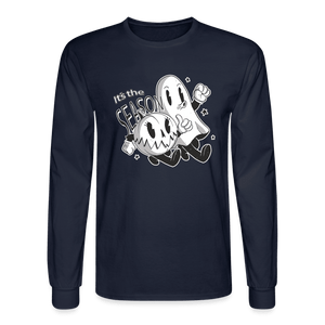 Ghost Buddies Long Sleeve T-Shirt - navy