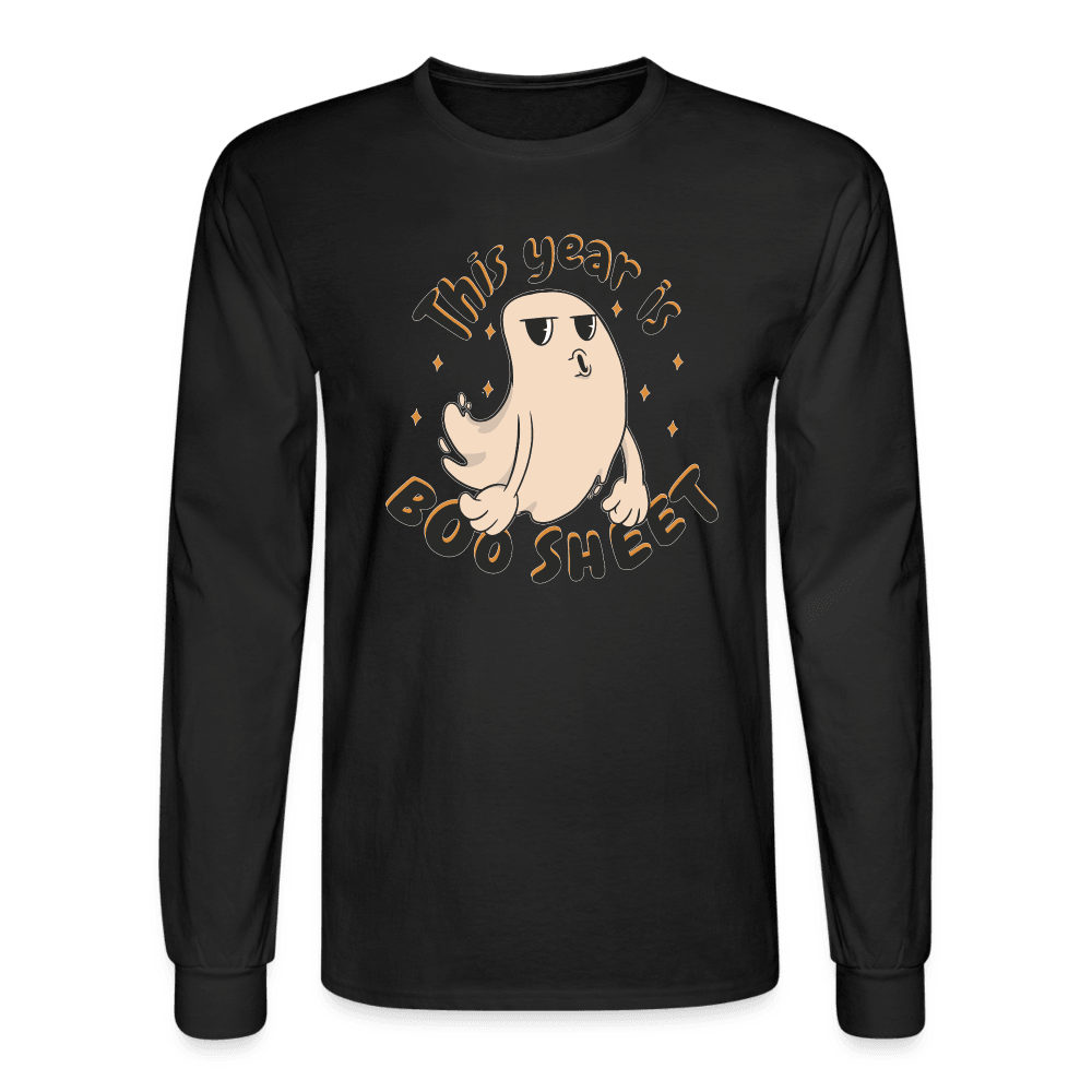 This Year is Boosheet Long Sleeve T-Shirt - black