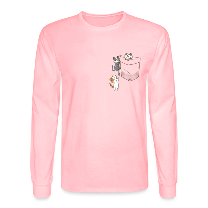 It's a Cat Climb Long Sleeve T-Shirt - pink