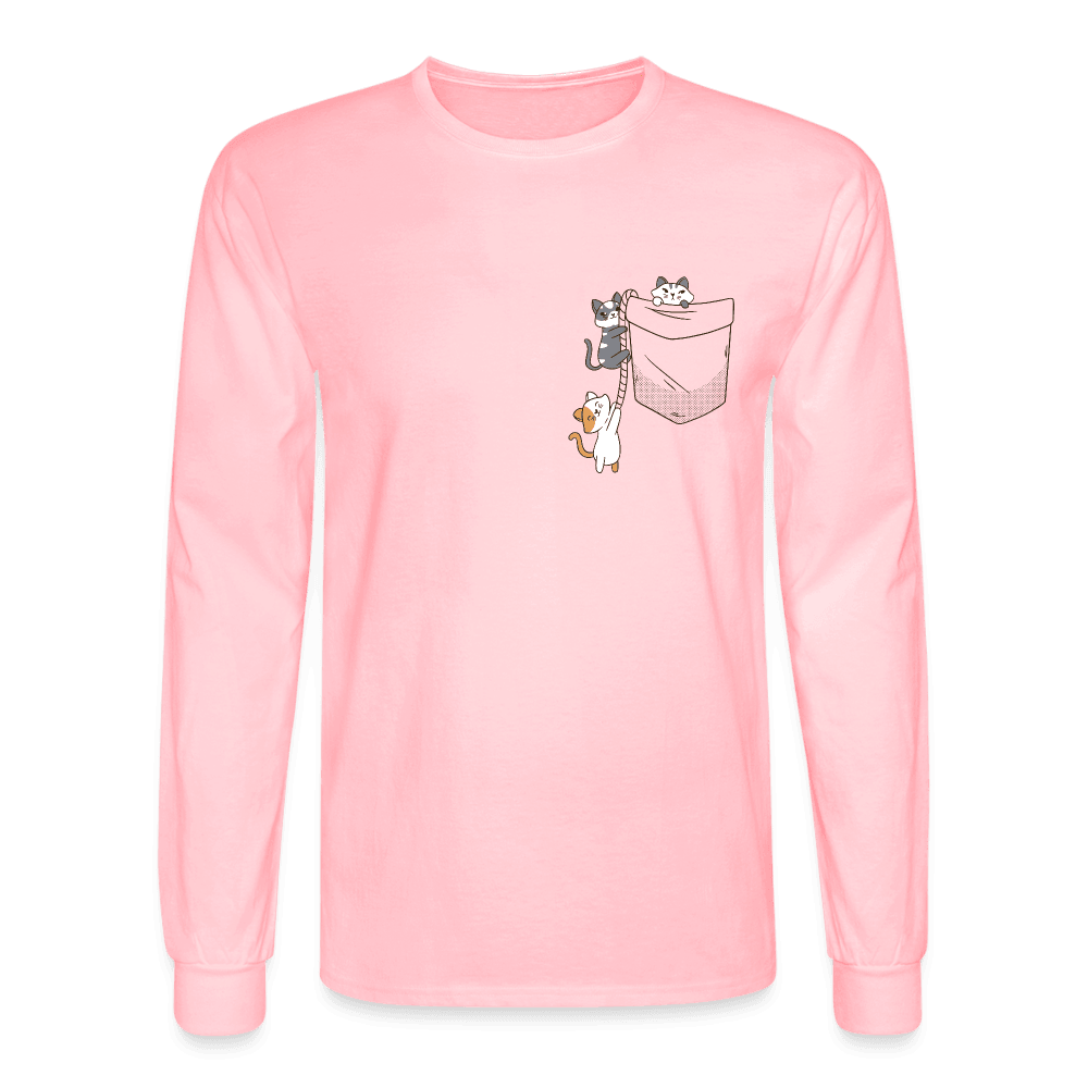 It's a Cat Climb Long Sleeve T-Shirt - pink