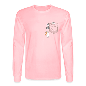 It's a Cat Climb Long Sleeve T-Shirt - pink