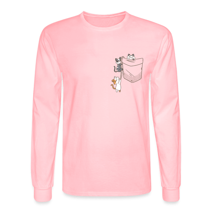 It's a Cat Climb Long Sleeve T-Shirt - pink